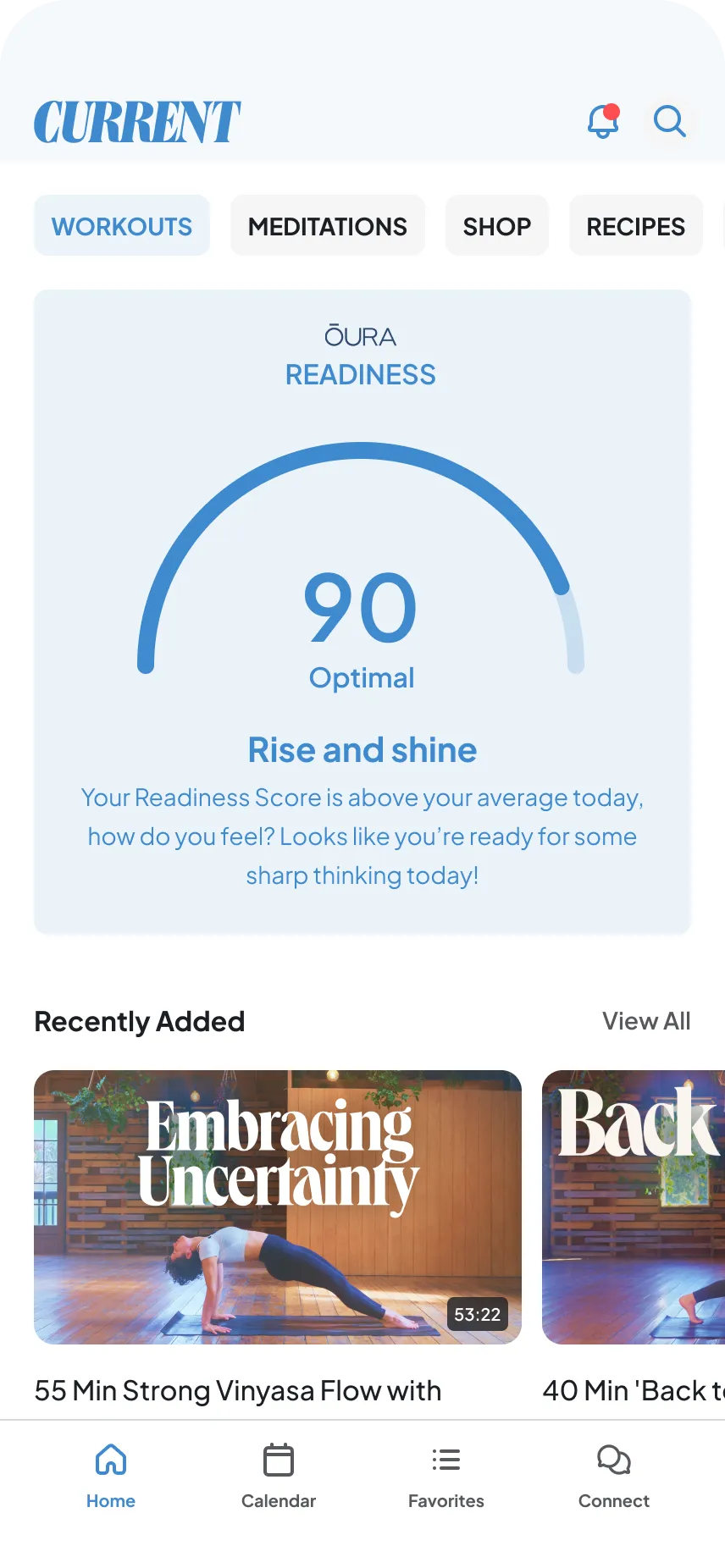 Custom Features interface